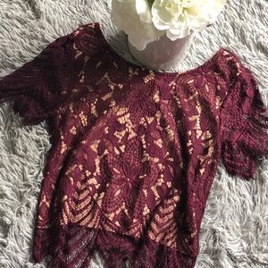 Express Lace Crop Top